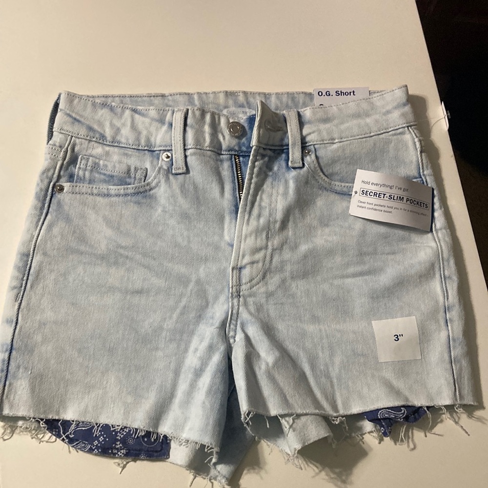 Old Navy O.G Short High rise 3in inseam new with tags